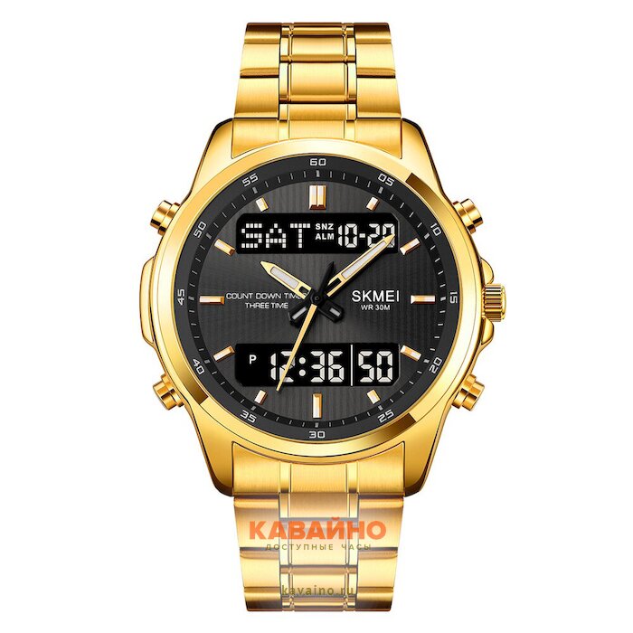 Skmei 2049GDBK gold/black (фото 2)