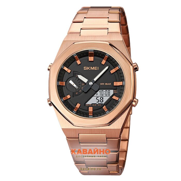 Skmei 1816RGWT rose gold/white (фото 2)