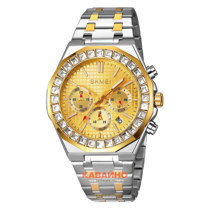 Skmei 2380TGDGD silver gold/gold (фото 2)