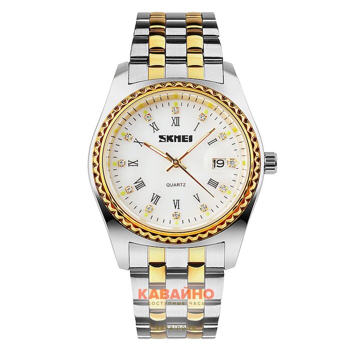 Skmei 9098WT-B white(men) купить в часовом интернет-магазине