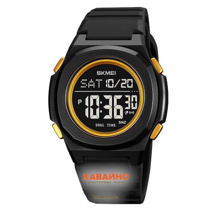 Skmei 2023BKGDBK black gold/black (фото 2)