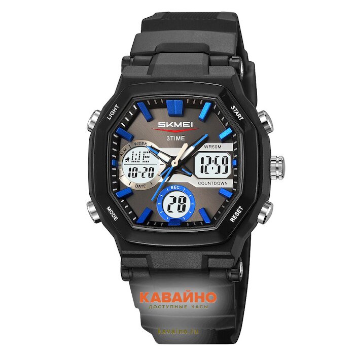 Skmei 2389BKBU black/blue купить в часовом интернет-магазине