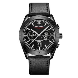 Skmei 2503LBKBKBK black/black/black-leather