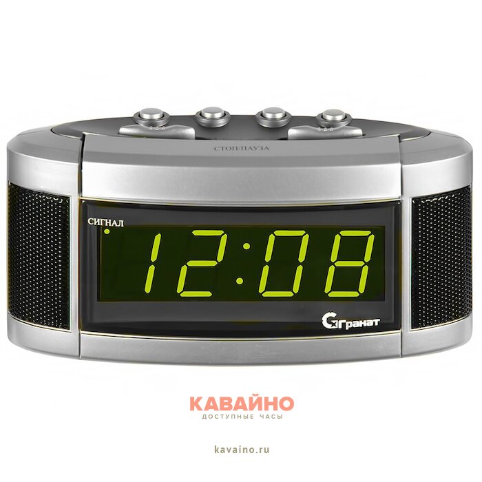 ГРАНАТ C-1238-Зел будильник сетевой купить в часовом интернет-магазине