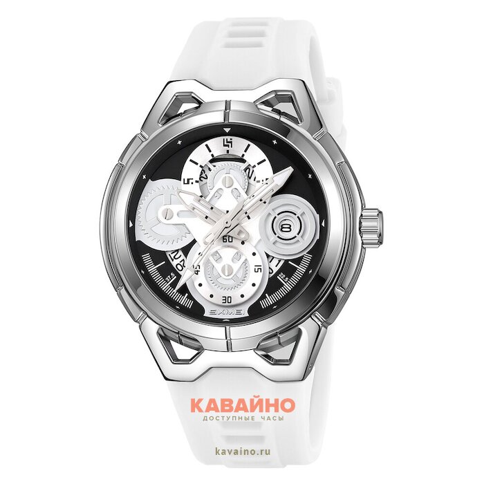 Skmei 9349SIWT silver/white (фото 2)
