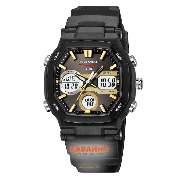 Skmei 2389BKGD black/gold купить в часовом интернет-магазине