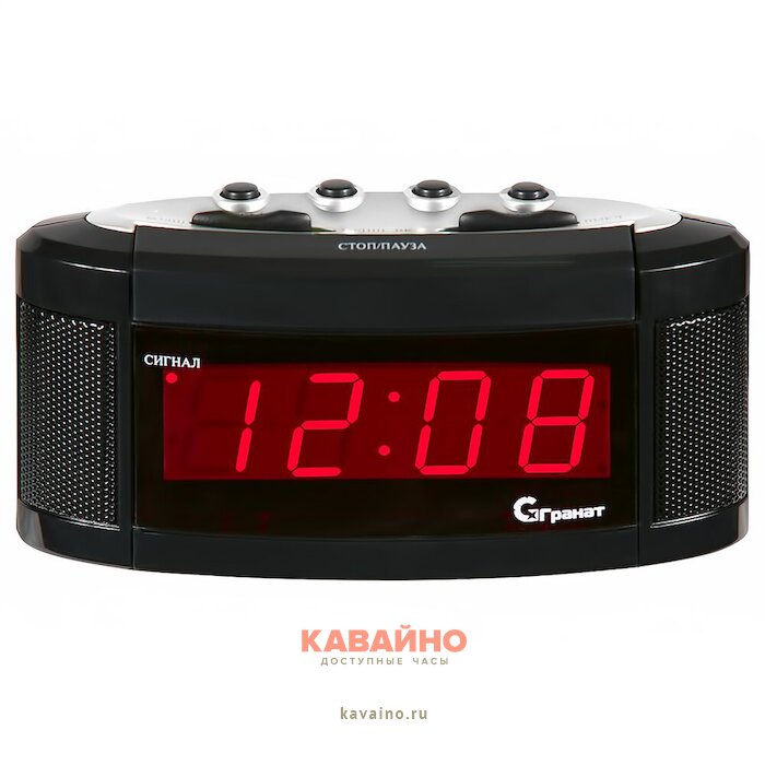 ГРАНАТ C-1238-Крас будильник сетевой купить в часовом интернет-магазине
