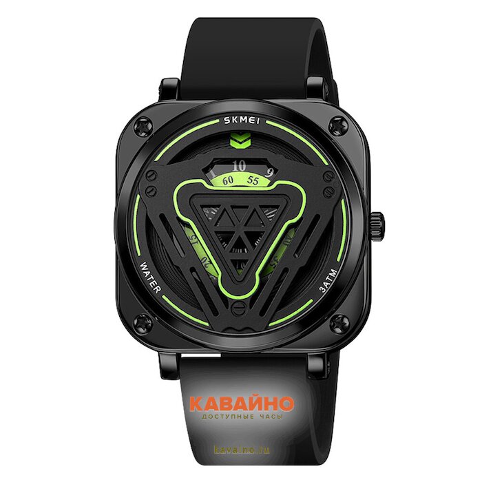 Skmei 2107BKGN black/green (фото 2)
