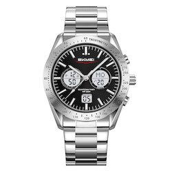 Skmei 2503SIBKWT silver/black/white-stainless steel