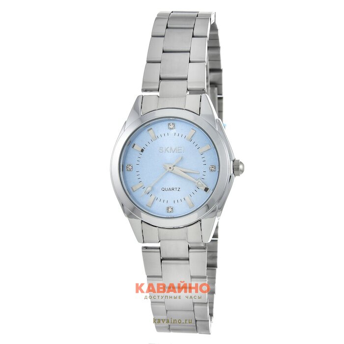 Skmei 1620SIBU silver/blue купить в часовом интернет-магазине