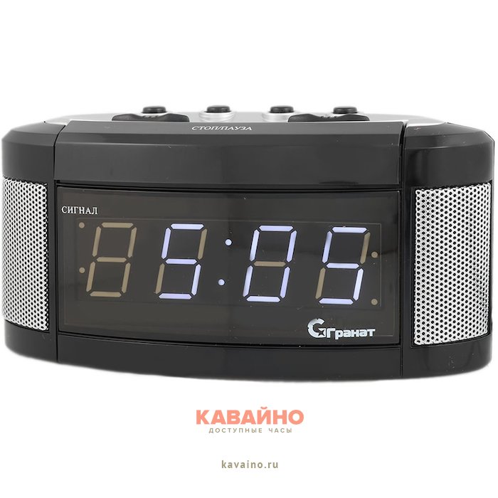 ГРАНАТ C-1238-Р(бел) будильник сетевой купить в часовом интернет-магазине
