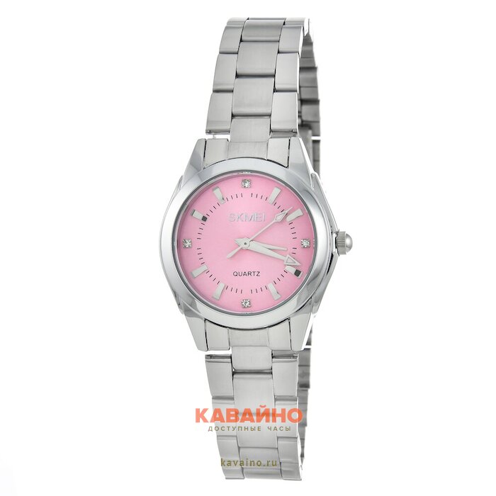 Skmei 1620SIPK silver/pink купить в часовом интернет-магазине