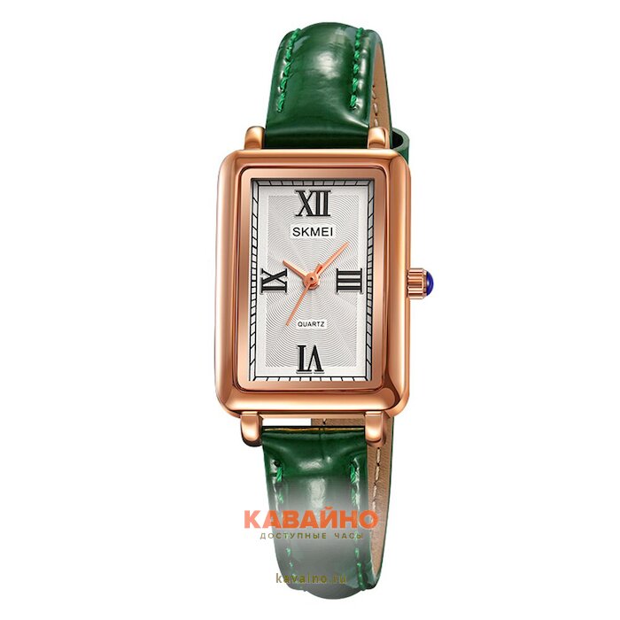 Skmei 2171RGGN rose gold/green купить в часовом интернет-магазине