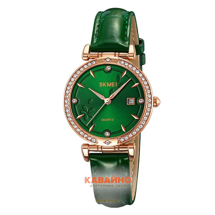 Skmei 2169RGGN rose gold/green (фото 2)