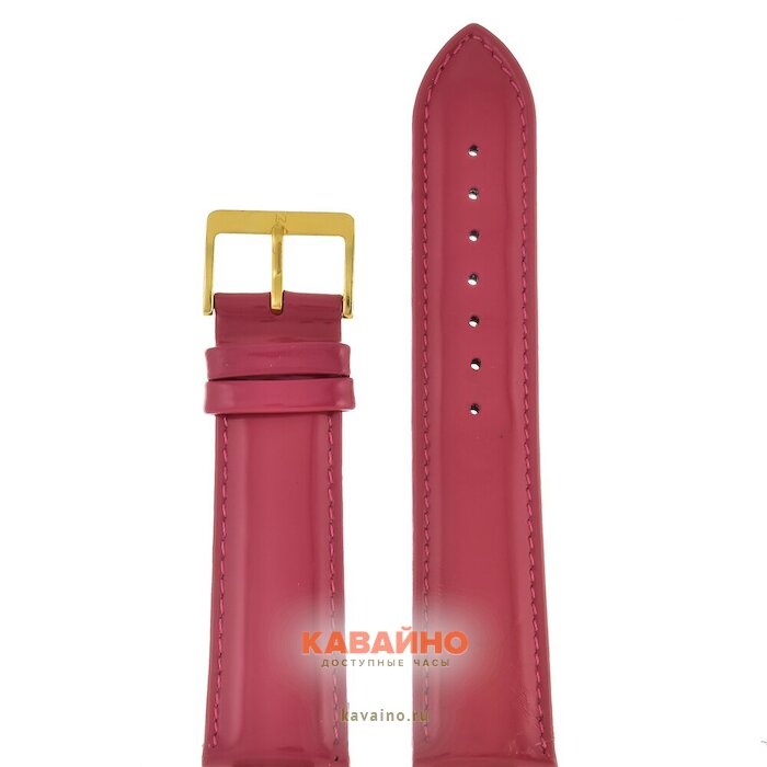 Nagata 22 мм роз лак с золотой застёжкой купить в часовом интернет-магазине