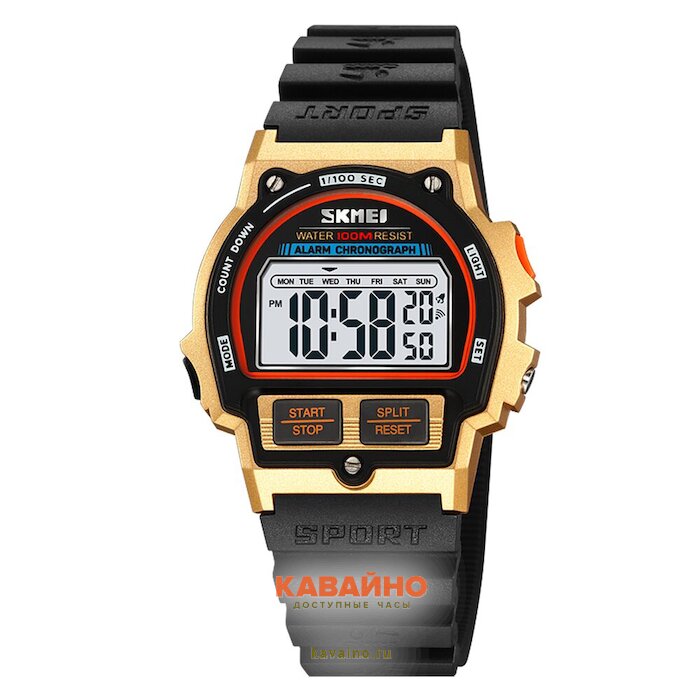 Skmei 2263BKGD black/gold (фото 2)