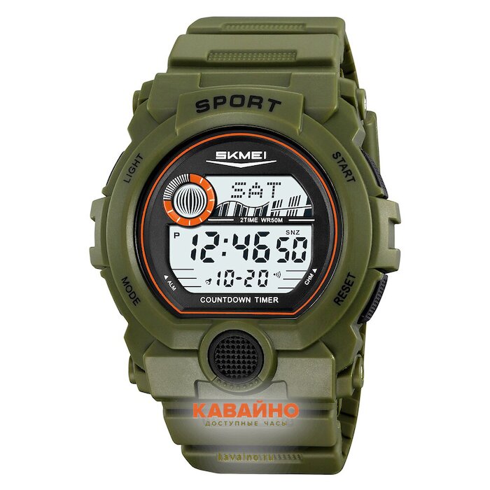 Skmei 2392AG army green (фото 2)