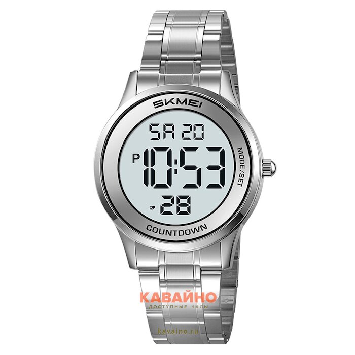 Skmei 2425SIWT silver/ white купить в часовом интернет-магазине