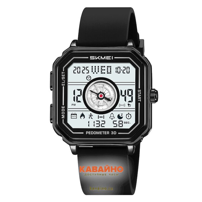 Skmei 2507PBK black(silica gel strap) (фото 2)