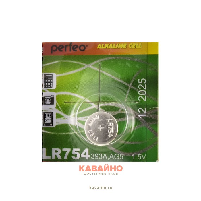 PERFEO LR754/10BL Alkaline Cell 393A AG5 купить в часовом интернет-магазине