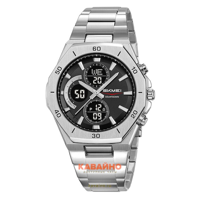 Skmei 2561SIBK silver/black (фото 2)