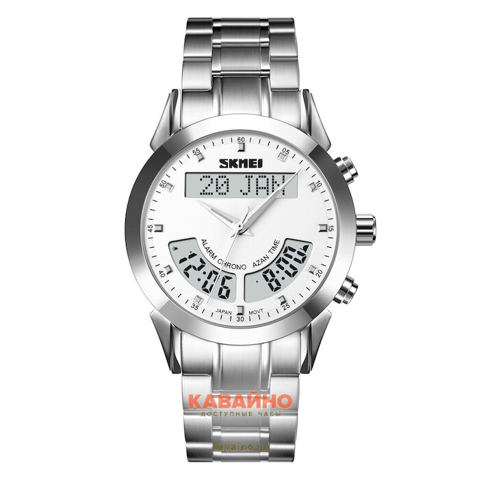 Skmei Q036SSI silver/white-steel (фото 2)