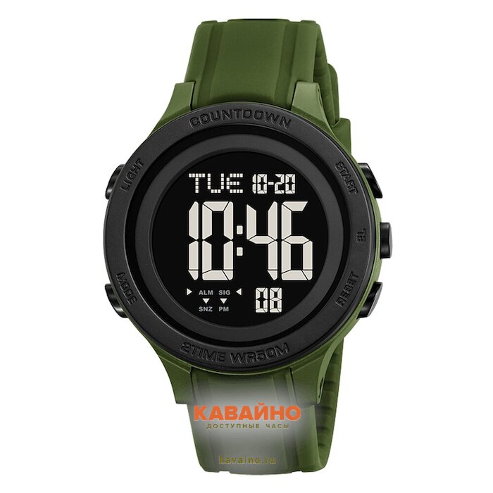 Skmei 2458AG army green купить в часовом интернет-магазине