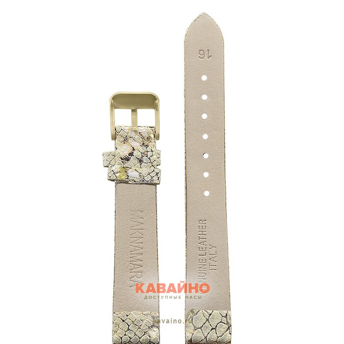 MAKNAMARA 16 мм жел-чер золото (зол.заст) 16125 (фото 2)