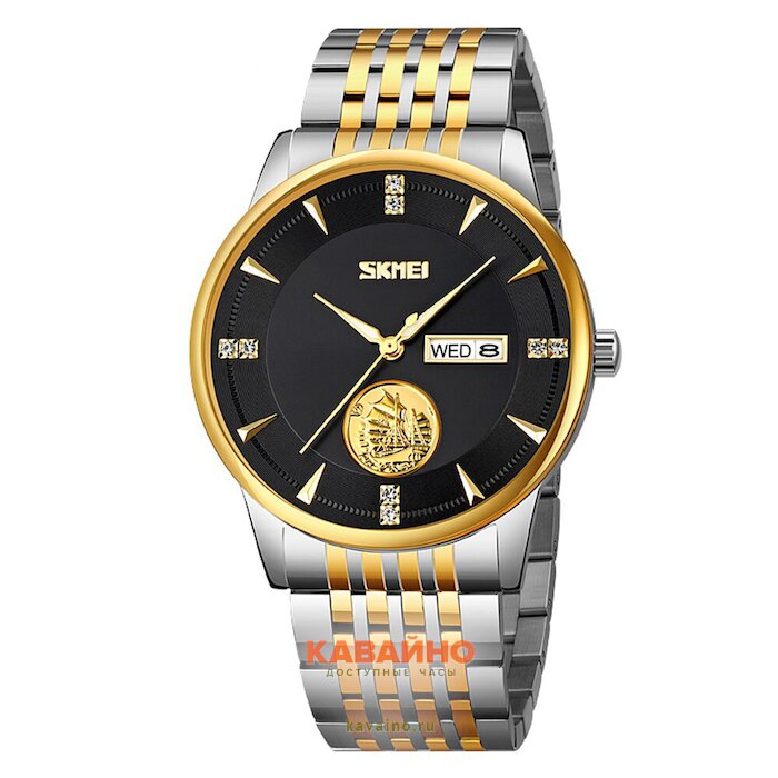 Skmei 9309TGDBK silver/black (фото 2)