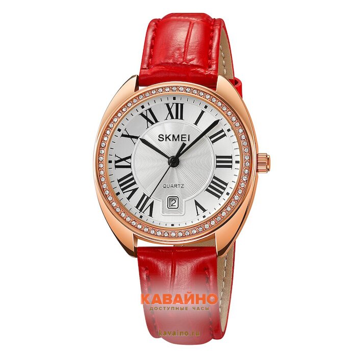Skmei 2183RGRD rose gold/red (фото 2)