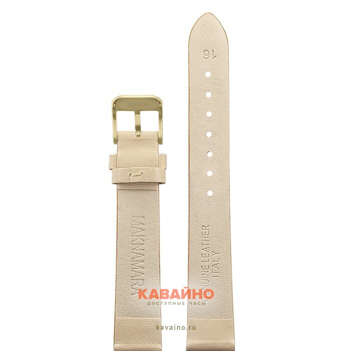 MAKNAMARA 16 мм беж (зол.заст) 16056 (фото 2)