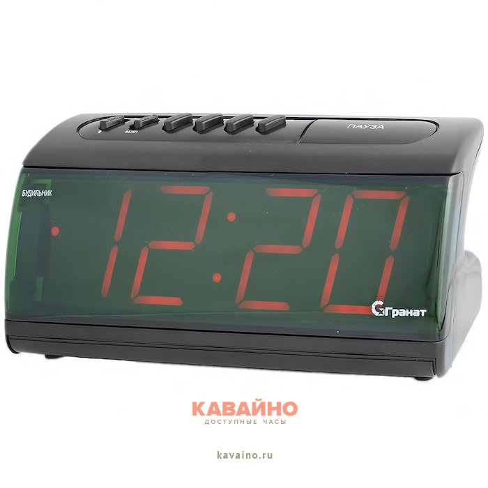 ГРАНАТ C-1861-Крас будильник сетевой купить в часовом интернет-магазине