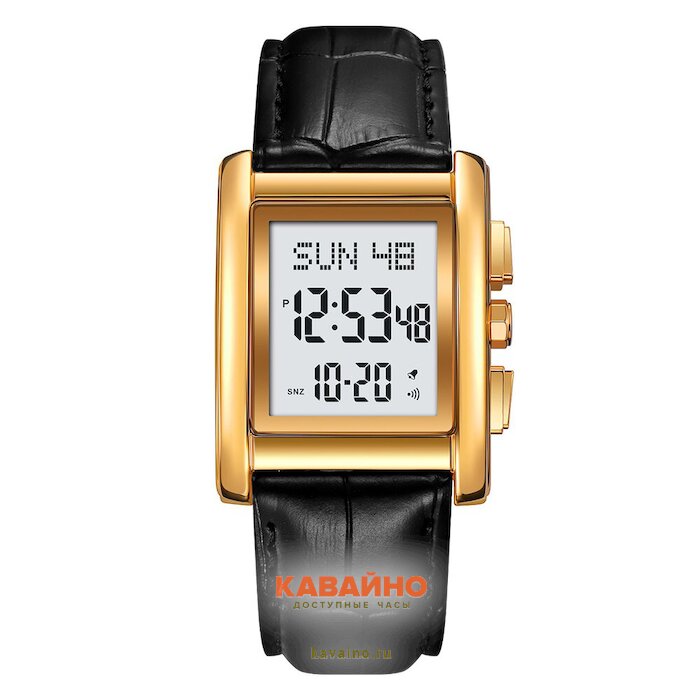 Skmei 2273LGDBK  gold/black-leather (фото 2)