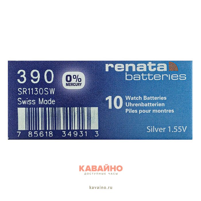 RENATA 390 (10BL) купить в часовом интернет-магазине