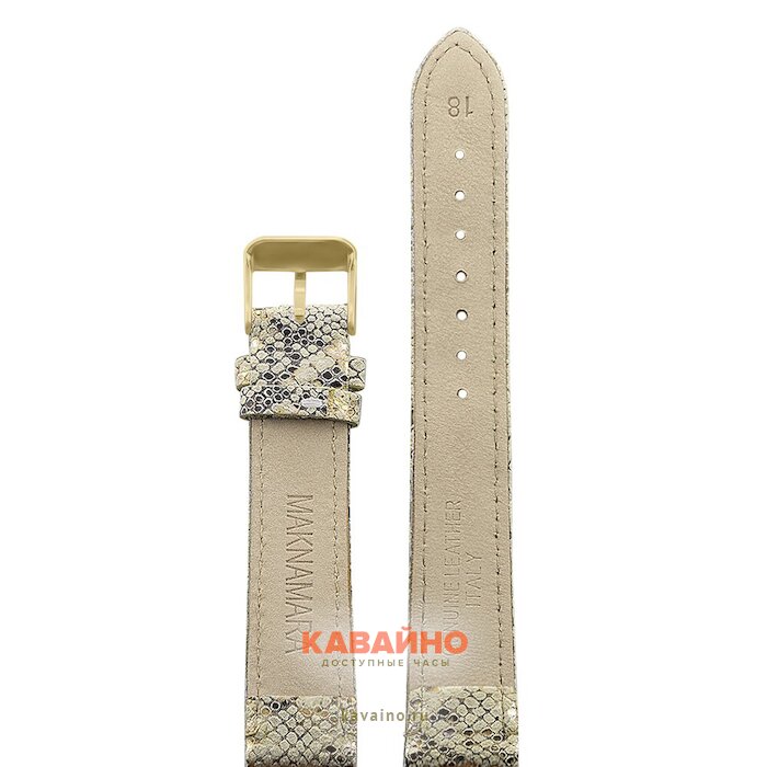 MAKNAMARA 18 мм жел-чер золото (зол.заст) 18125 (фото 2)