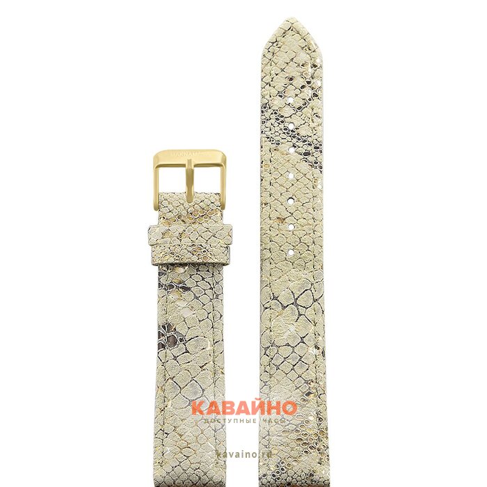 MAKNAMARA 18 мм жел-чер золото (зол.заст) 18125 купить в часовом интернет-магазине