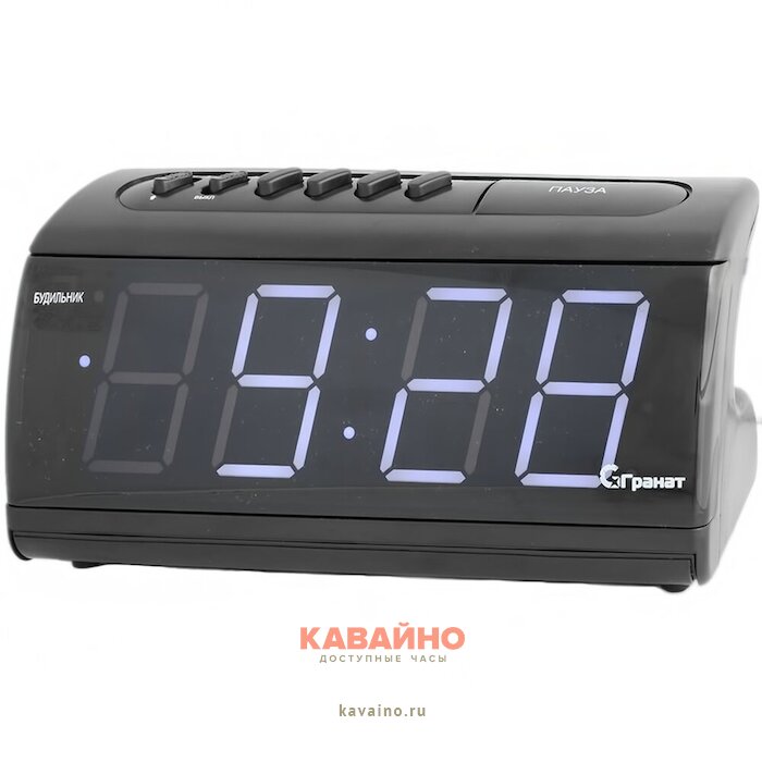 ГРАНАТ C-1861-Р(бел) будильник сетевой купить в часовом интернет-магазине
