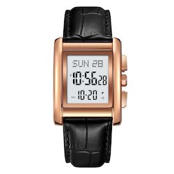 Skmei 2273LRGBK  rose gold/black-leather