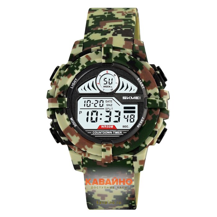 Skmei 2130CMGN army green camo купить в часовом интернет-магазине