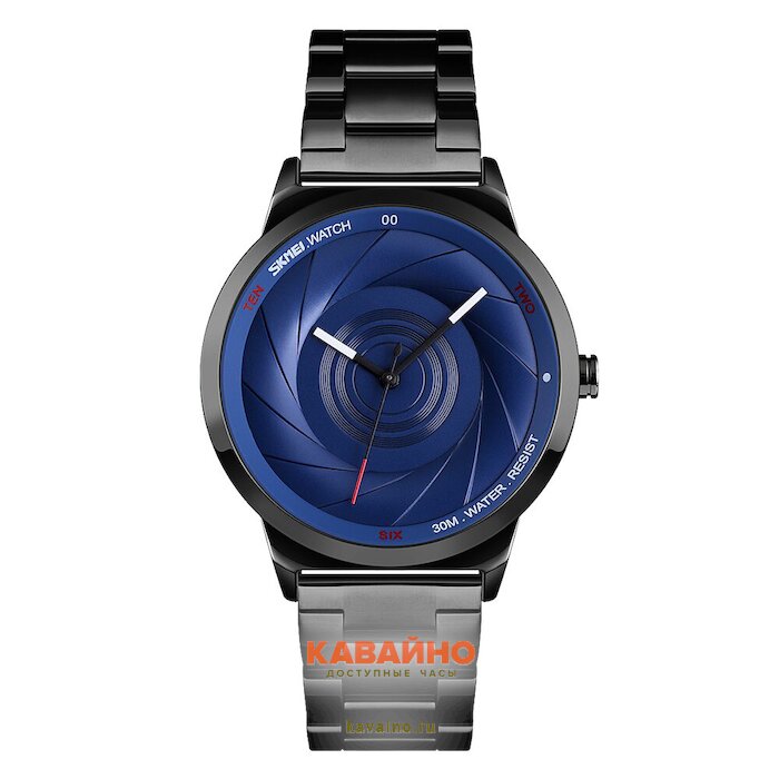 Skmei 9210BKBU-B black/blue men size (фото 2)