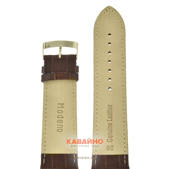 Modeno 26 мм кор croco с золотой застёжкой A002 (фото 2)