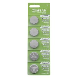 COMSAN CR2032, LITHIUM (5BL)