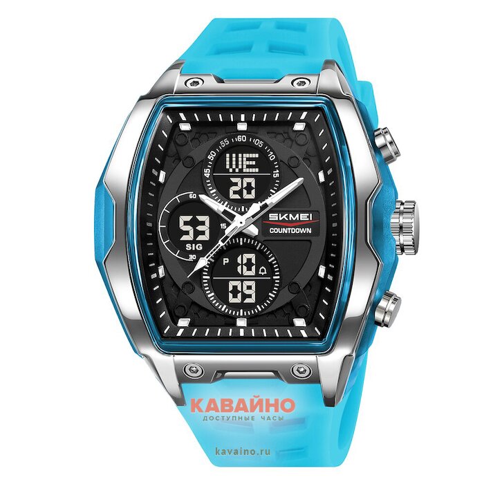 Skmei 2601BU blue-transparent купить в часовом интернет-магазине