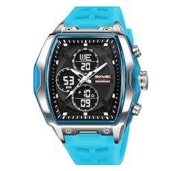 Skmei 2601BU blue-transparent
