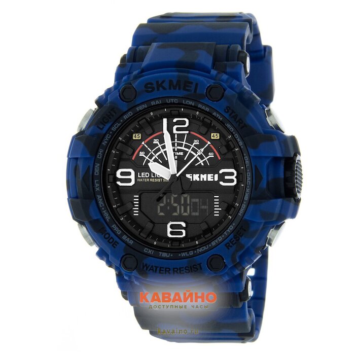 Skmei 1617CMBU blue camouflage (фото 2)