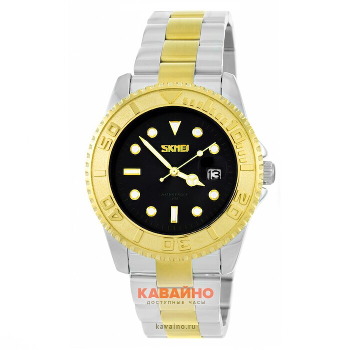 Skmei 9295TGDBK silver/gold-black (фото 2)
