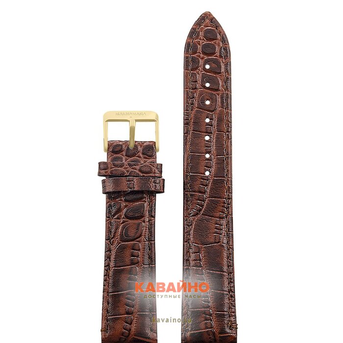 MAKNAMARA 20 мм т.кор croco (зол.заст) 20060 купить в часовом интернет-магазине