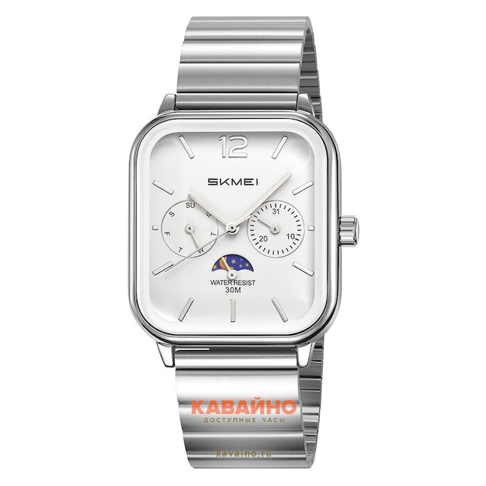 Skmei 2509SIWT silver/white купить в часовом интернет-магазине