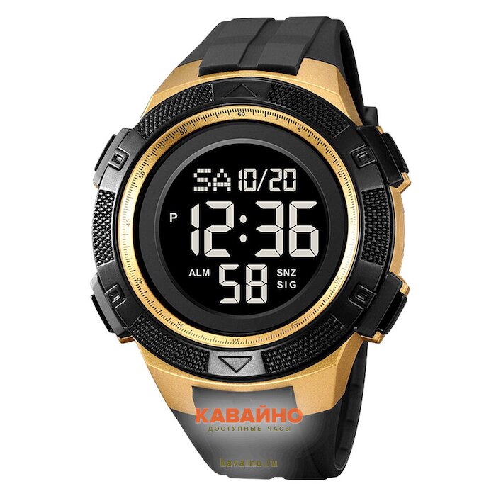 Skmei 2078BKGD black/gold (фото 2)