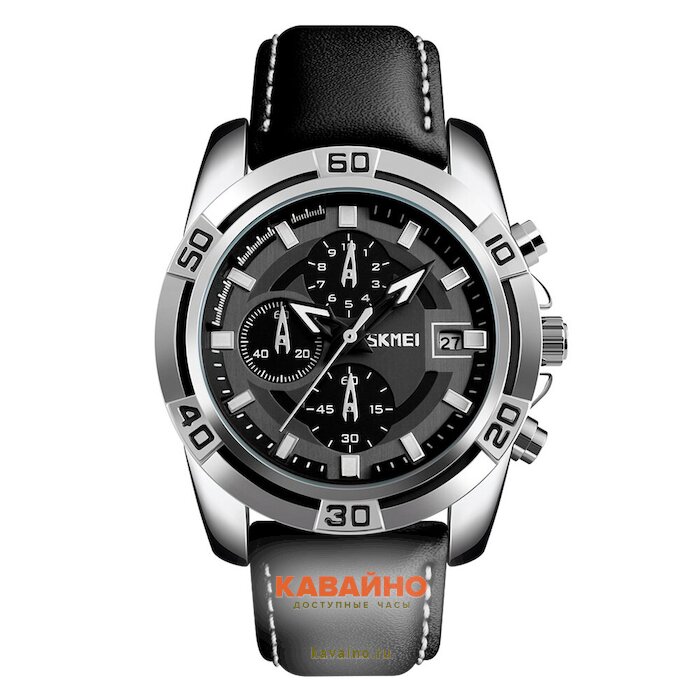 Skmei 9156SIBK silver/black (фото 2)